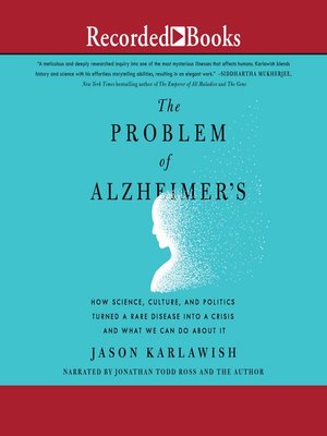 cover image of The Problem of Alzheimer's